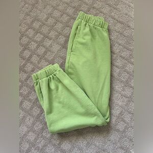 Brandy Melville Pistachio Green Women’s Jogger Sweatpants One Size.